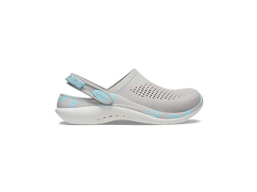 crocs Unisex Literide 360 Clog - Gray Marbled Slate & White Sole Clogs M6|W8 Clogs Crocs Footwear LiteRide Unisex