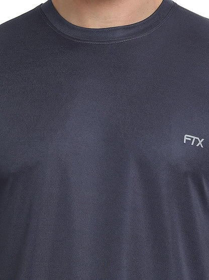 FTX Dri-Fit Charcoal T-Shirt for Men: Stay Cool & Dry During Workouts Dri-FIT T-shirts Casual Wear Dri-FIT Men Men's T-shirt Round Neck Short Sleeves Solid Color T-shirts T-shirts Top Workout T-shirt