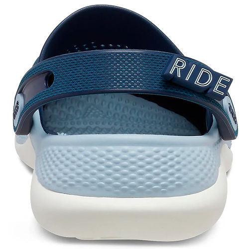 crocs Unisex Literide 360 Clog - Vivid Blue with Sky Blue & White Sole Clogs BEST Clogs Crocs Footwear LiteRide Unisex