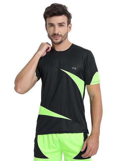 FTX - Men's Bi-Color Dri-FIT T-Shirt (Lime Green & Charcoal) - Workout & Everyday Comfort - Dri-FIT T-shirts - Bi-color, Dri-FIT, Men, Men's T-shirt, SALE, T-shirts, Top, Workout T-shirt - {{ shop.shopifyCountryName }}