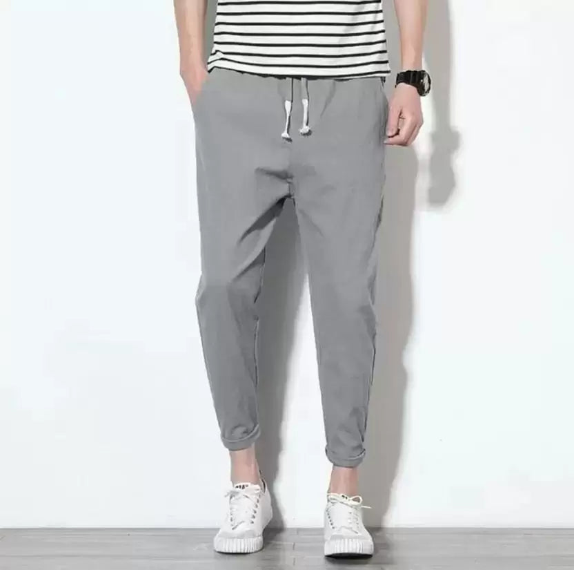 Entimessi Grey Cotton Joggers: Men's Comfortable and Stylish Track Pants Track Pants Grey athleisure wear Bottoms breathable joggers Casual Wear comfortable joggers Cotton cotton joggers Men stylish joggers Track pant