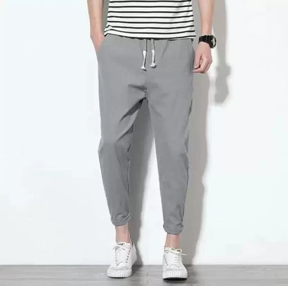 Entimessi Grey Cotton Joggers: Men's Comfortable and Stylish Track Pants Track Pants Grey athleisure wear Bottoms breathable joggers Casual Wear comfortable joggers Cotton cotton joggers Men stylish joggers Track pant