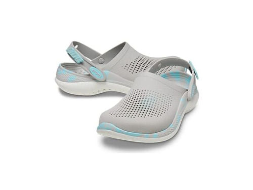 crocs Unisex Literide 360 Clog - Gray Marbled Slate & White Sole Clogs Clogs Crocs Footwear LiteRide Unisex