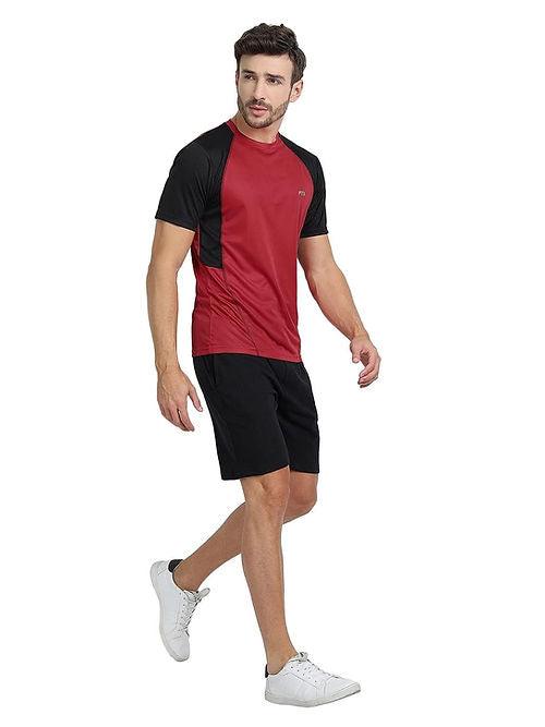 FTX - Men's Bi-Color Dri-FIT Workout T-Shirts (Black/ Red) - Dri-FIT T-shirts - BEST, Bi-color, Dri-FIT, Men, Men's T-shirt, SALE, T-shirts, Top, Workout T-shirt - {{ shop.shopifyCountryName }}