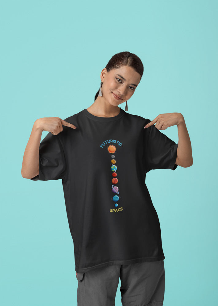 Entimessi - Futuristic Space - Unisex Oversized Cotton Graphic Printed T-Shirt - Graphic T-shirts - Casual Wear, Cotton, Graphic Tees, Graphics, Oversize, Oversize T-shirts, Printed, Round Neck, Short Sleeves, T-shirts, Top, Unisex - {{ shop.shopifyCountryName }}