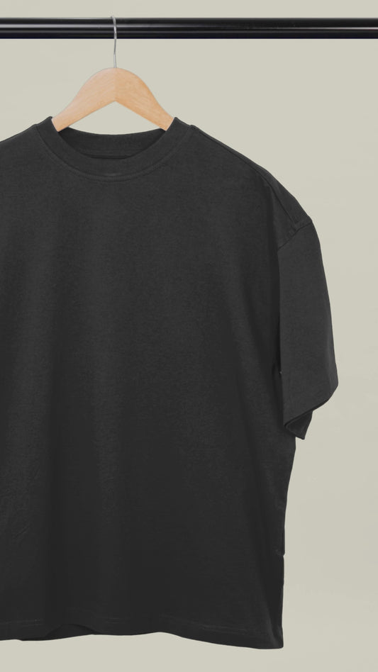 Unisex Oversized Classic Black T-Shirt