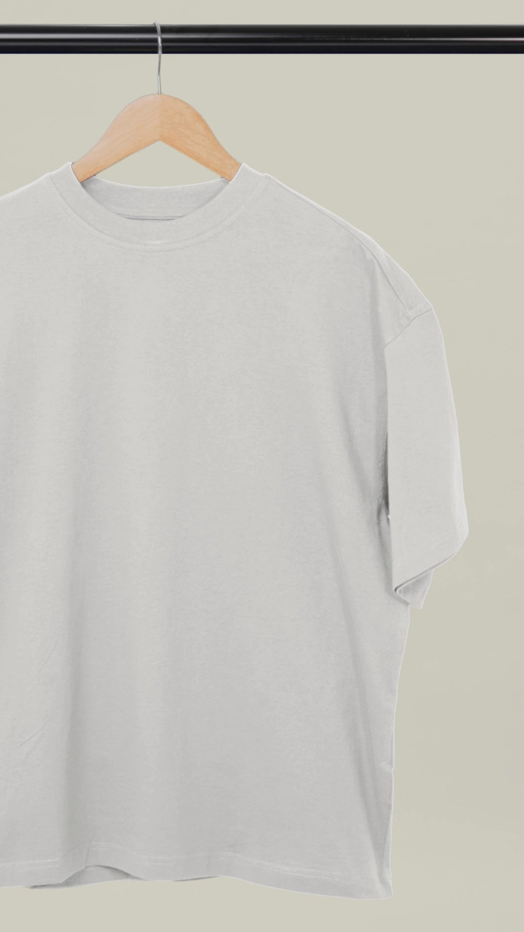 Unisex Oversized Classic Off-White T-Shirt