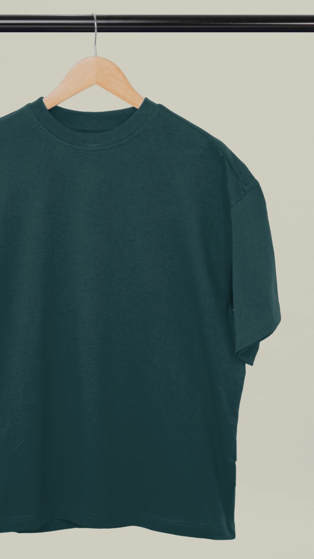 Unisex Oversized Classic Petrol Blue T-Shirt