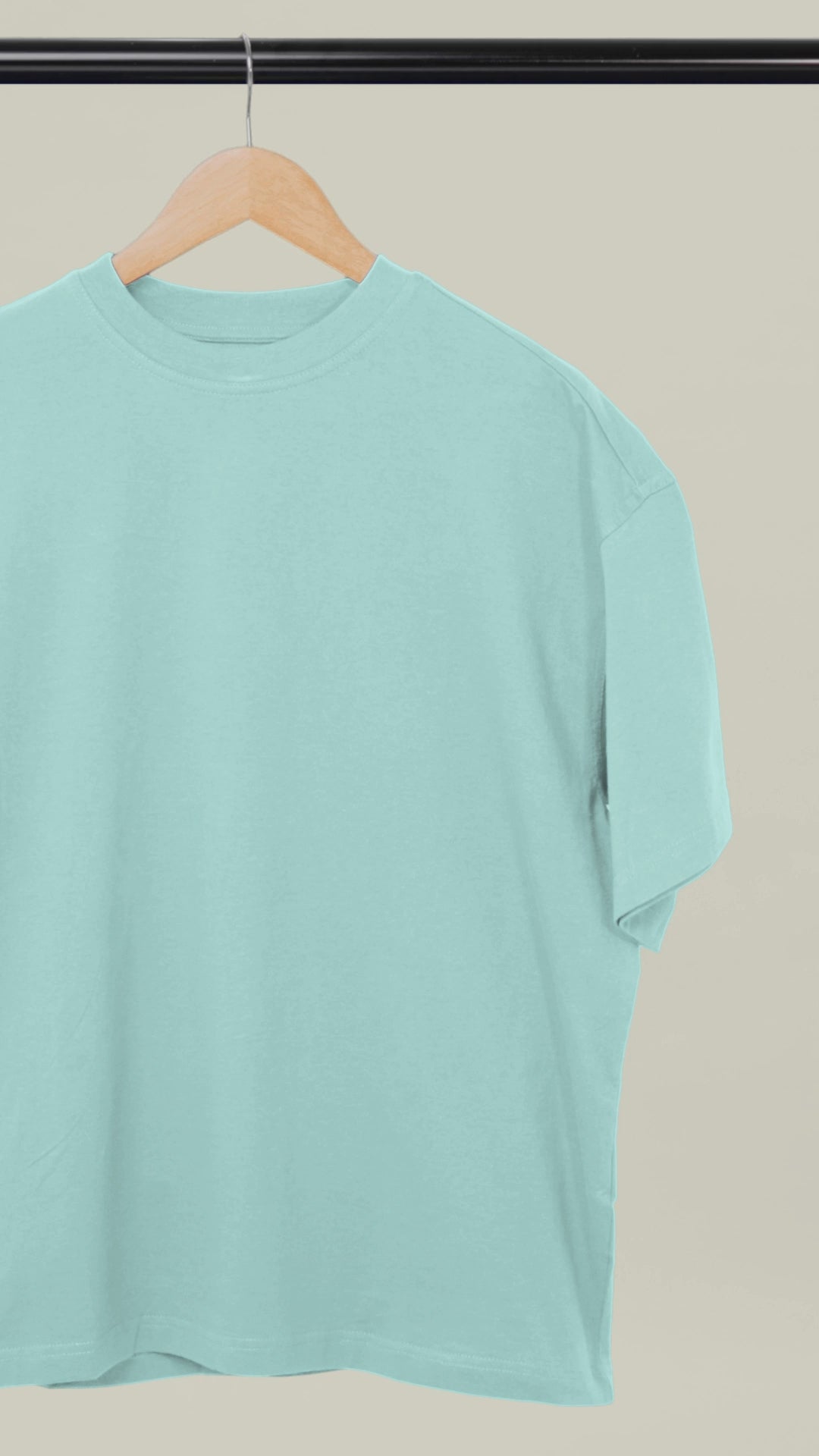 Unisex Oversized Classic Mint Green T-Shirt