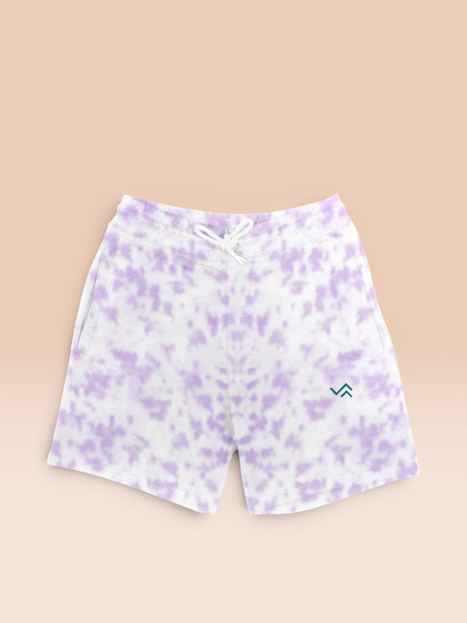 Entimessi White & Lavender Tie-Dye Co-ord Set – Oversized Tee + Relaxed Shorts | Unisex Loungewear Loungewear 260 GSM beachwear Co-ord Set Cotton Blend Entimessi Loungewear Loungewear Set Made in India Made to Order Matching Set Men new Oversized Relaxed Fit streetwear Tee and Shorts Set Tie Dye Tie-Dye Set Twinning Unisex White & Lavender Women