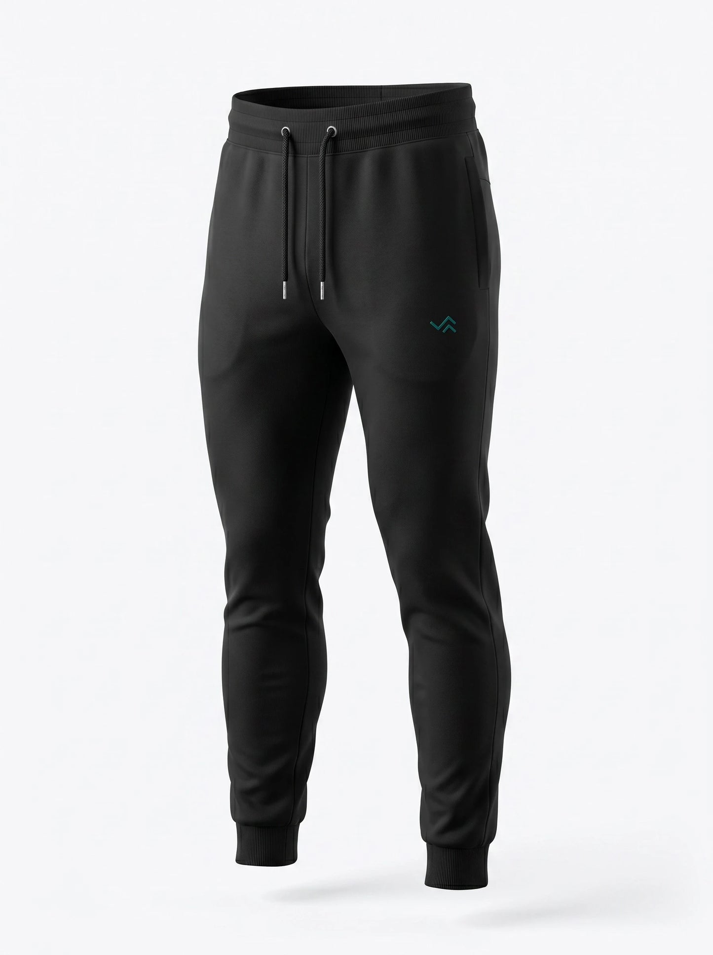 Entimessi black & white tie-dye oversized tee with black melange jogger, unisex co-ord set — view 5
