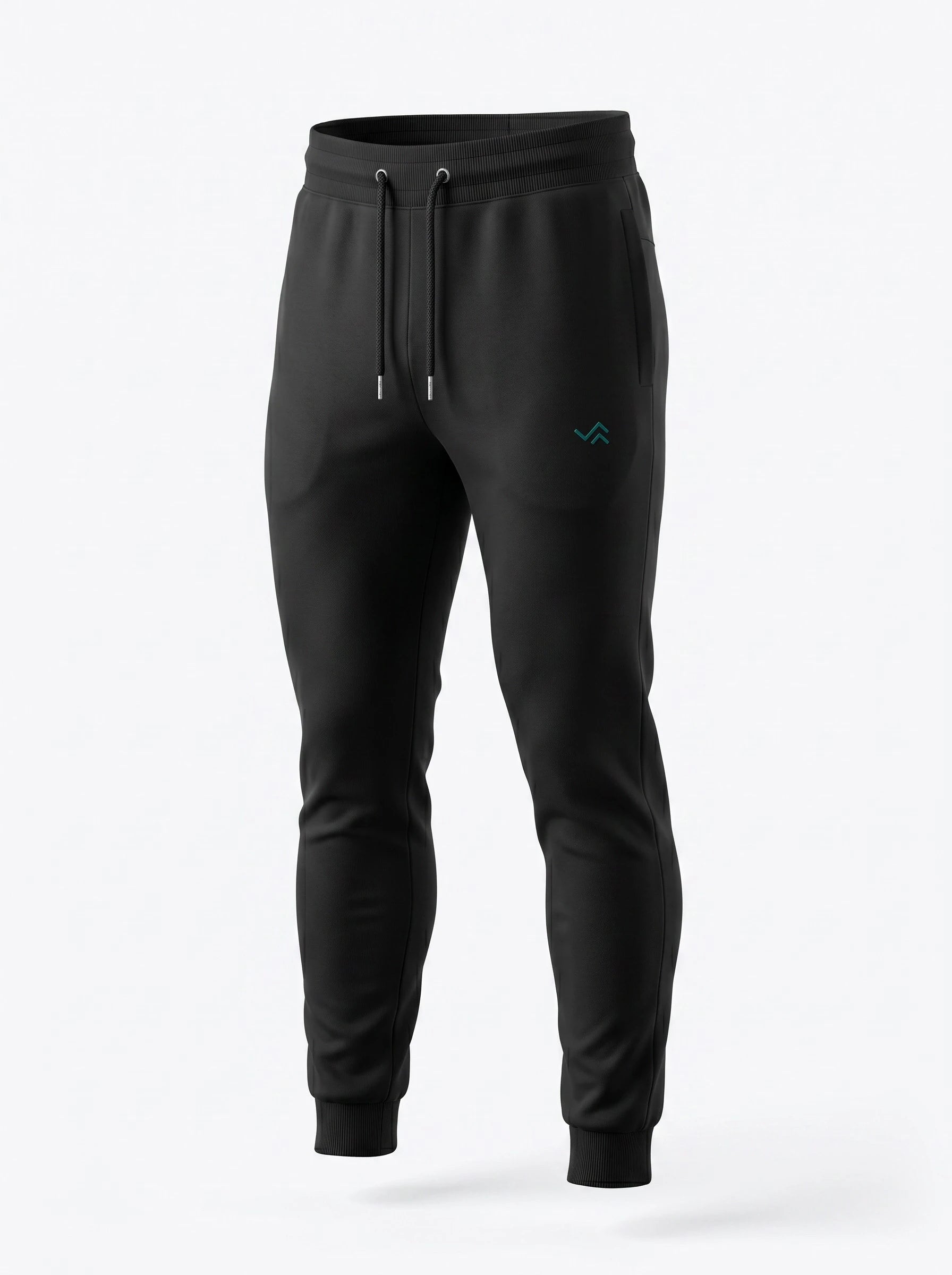 Entimessi black & white tie-dye oversized tee with black melange jogger, unisex co-ord set — view 5