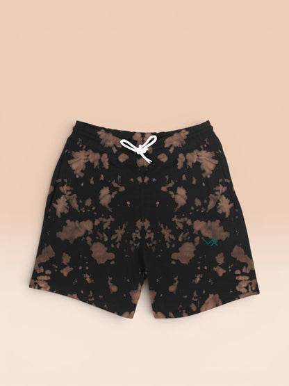 Entimessi Brown & Black Tie-Dye Co-ord Set – Oversized Tee + Relaxed Shorts | Unisex Loungewear Loungewear 260 GSM beachwear Brown & Black Co-ord Set Cotton Blend Entimessi Loungewear Loungewear Set Made in India Made to Order Matching Set Men new Oversized Relaxed Fit streetwear Tee and Shorts Set Tie Dye Tie-Dye Set Twinning Unisex Women