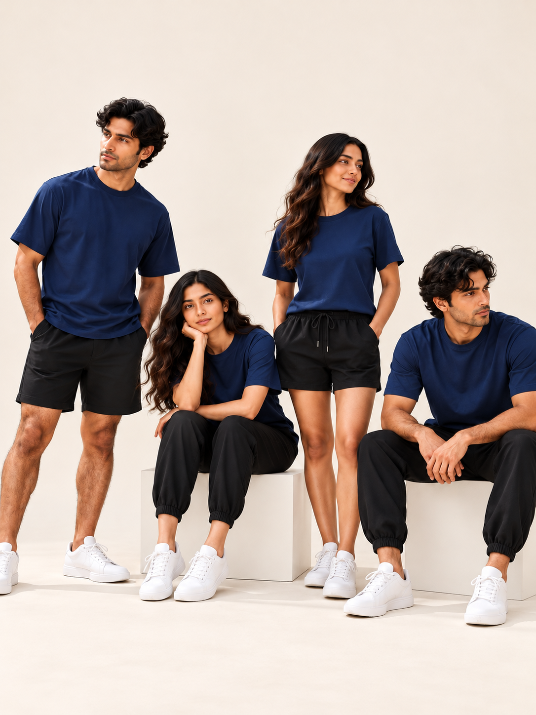 Navy & Black 4-Piece Outfit Kit