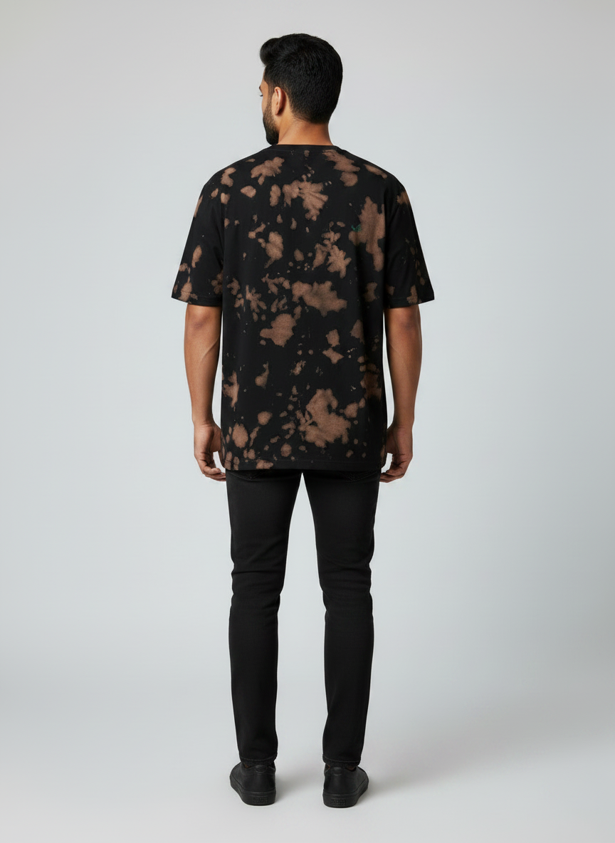 Entimessi Heavyweight Tie-Dye Oversized T-Shirt – Brown & Black Unisex Oversized Graphic T-shirts 260 GSM bio-washed breathable Cotton Blend Entimessi fabric:cotton-blend fit:oversized Graphic T-shirts Half Sleeves loungewear Lycra Rib Neck made in India Men menu:oversized neck:crew new Oversize T-shirts pre-shrunk Round Neck streetwear T-shirts Tie Dye Tie Dye Oversized T-Shirts Unisex Unisex Fit Unisex Oversized Graphic T-shirts Women